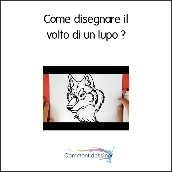 Come disegnare il volto di un lupo